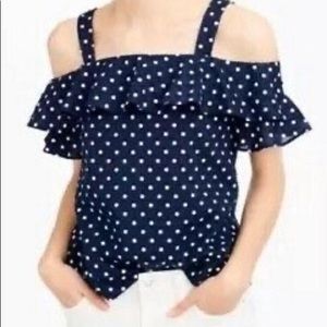 J Crew Cold Shoulder Top